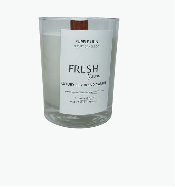 Fresh Linen Premium Candle