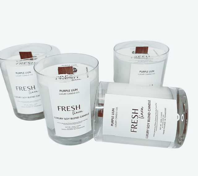 Fresh Linen Premium Candle