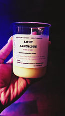 Love Language- Moisturizing Massage Oil Candle